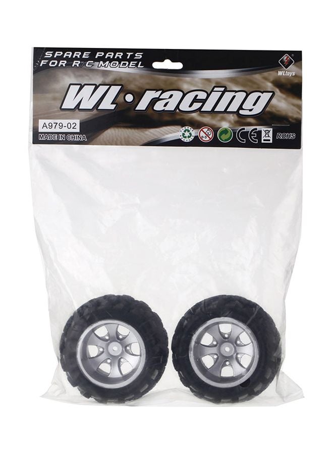 WLtoys 2-Piece Rc Car Right Tire For A979 02 RM1127-1  - Image 5