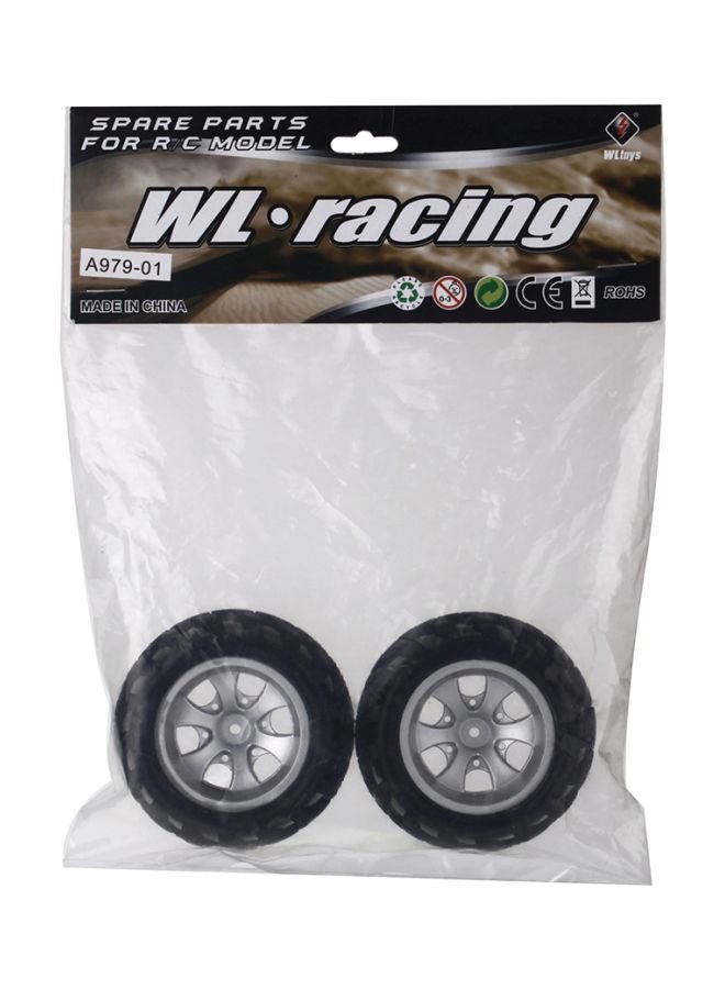 WLtoys 2-Piece Rc Car Left Tire For A979 01 RM1109-1  - Image 4