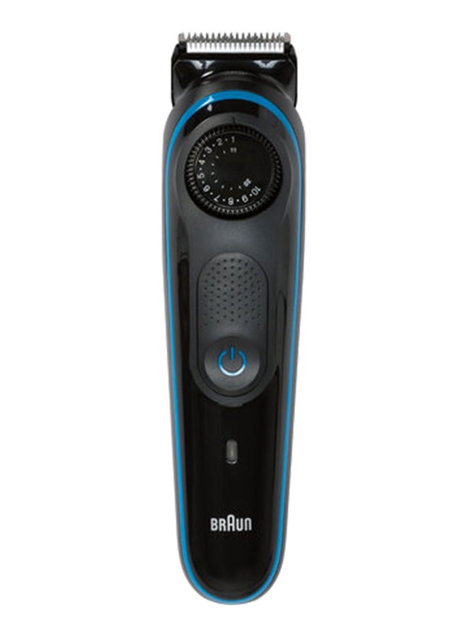 براون طقم آلة تشذيب شعر اللحية قابلة لإعادة الشحن أسود 5.6 x 15.4 x 22.1سم - Image 1