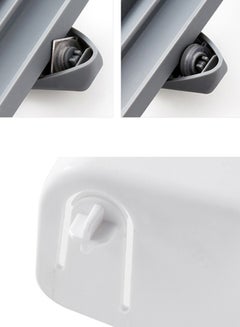 Generic Multifunctional Commodity Shelf Storage for Cling Film Grey 42x13x27cm  - Image 4