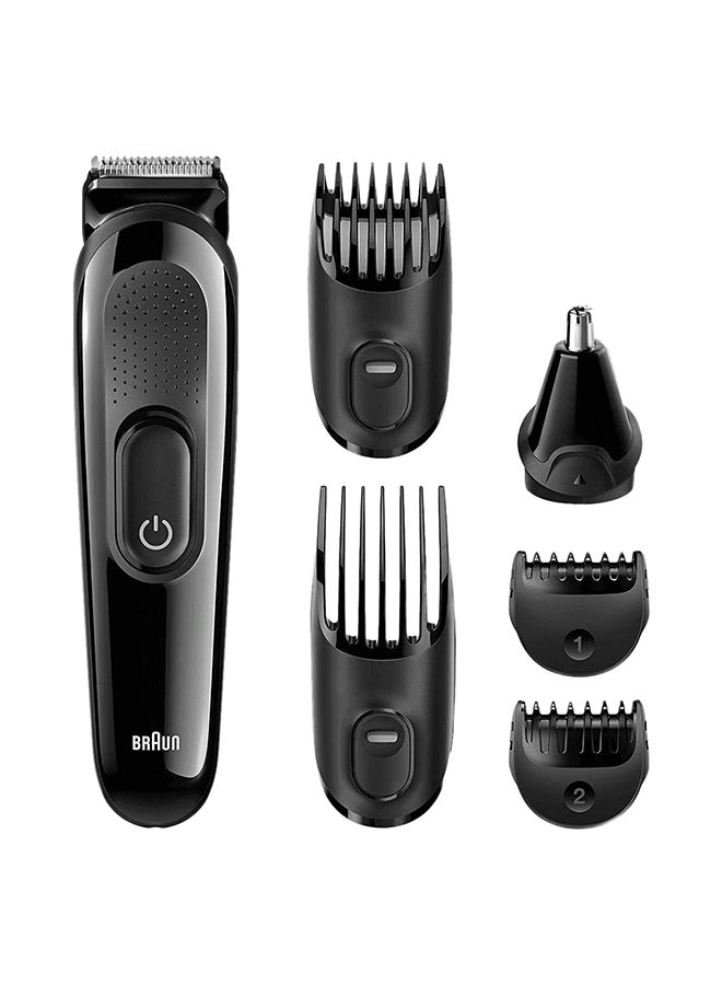 Braun 6-In-1 Rechargeable Multi-Grooming Trimmer Black 5.6 x 15.4 x 22.1cm - Image 1