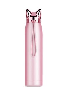 Stainless Steel Thermal Travel Mug With Fox Shape Cover Pink - v1582111696/N34604461A_1