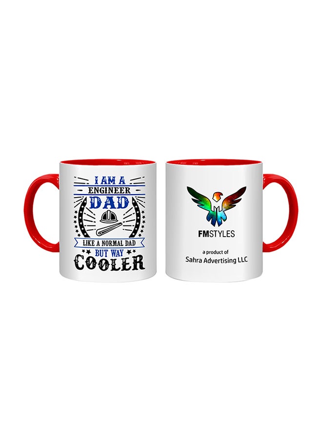 FMSTYLES I'm A Engineer Dad Printed Mug Multicolour - Image 1