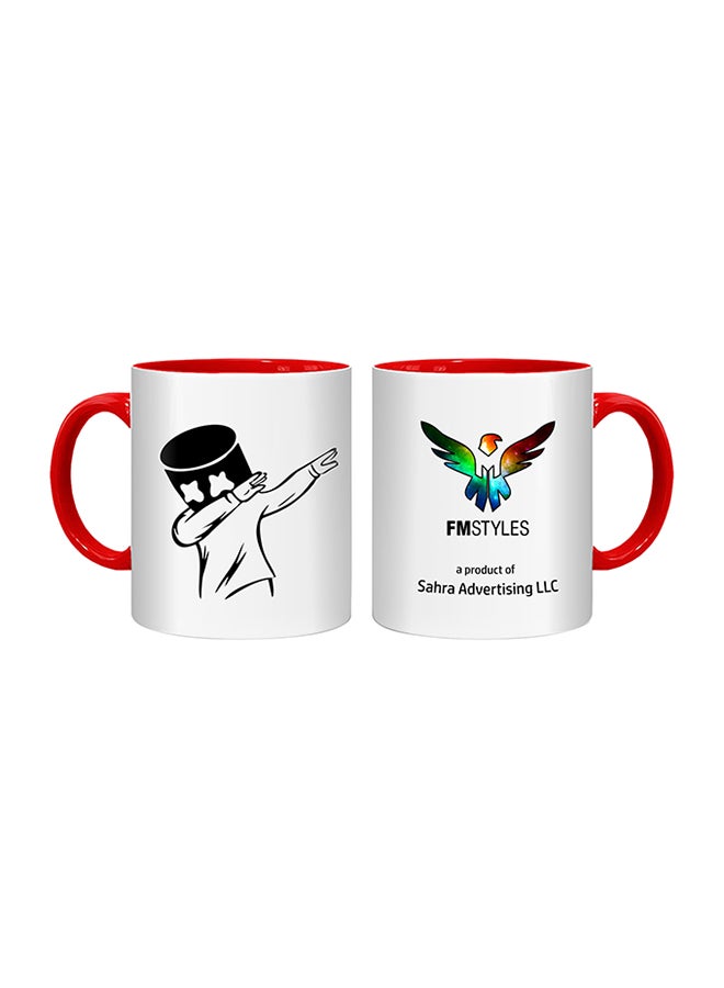 FMSTYLES Marshmello Action Carton Printed Mug Multicolour  - Image 1