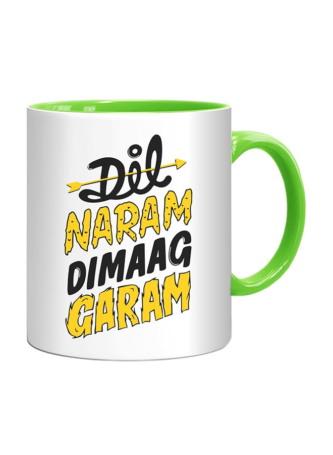 FMSTYLES Dil Naram Dimaag Garam Printed Mug Multicolour  - Image 1