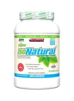 AllMax Nutrition IsoNatural Whey Protein Isolate - Unflavored  - Image 1