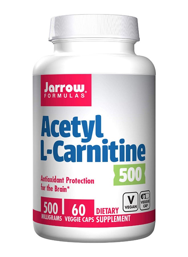 جارو فورملاز مكمل غذائي بخلاصة إل كارنتين والأسيتيل - 60 كبسولة