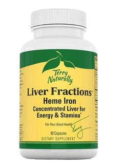 Liver Fractions Heme Iron Dietary Supplement - 90 Capsules