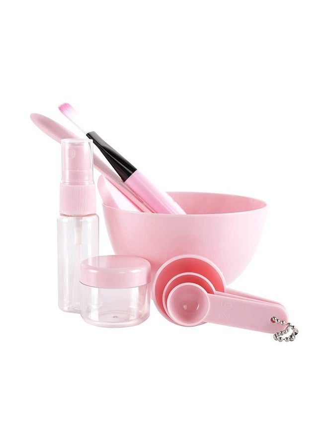 Set Of 7 Face Mask Bowl Kit Pink