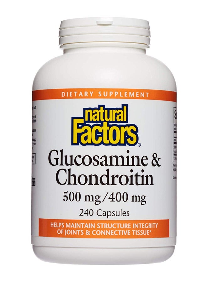 natural Factors Glucosamine And Chondroitin Dietary Supplement - 240 Capsules