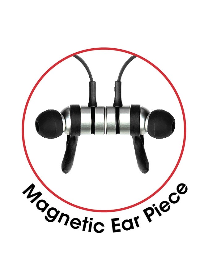 Xcell - Stereo Bluetooth Wireless In-Ear Headphones Black/Silver - Image 1