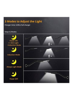 Joyway 24-LED Solar Outdoor Security Light Black  - Image 2