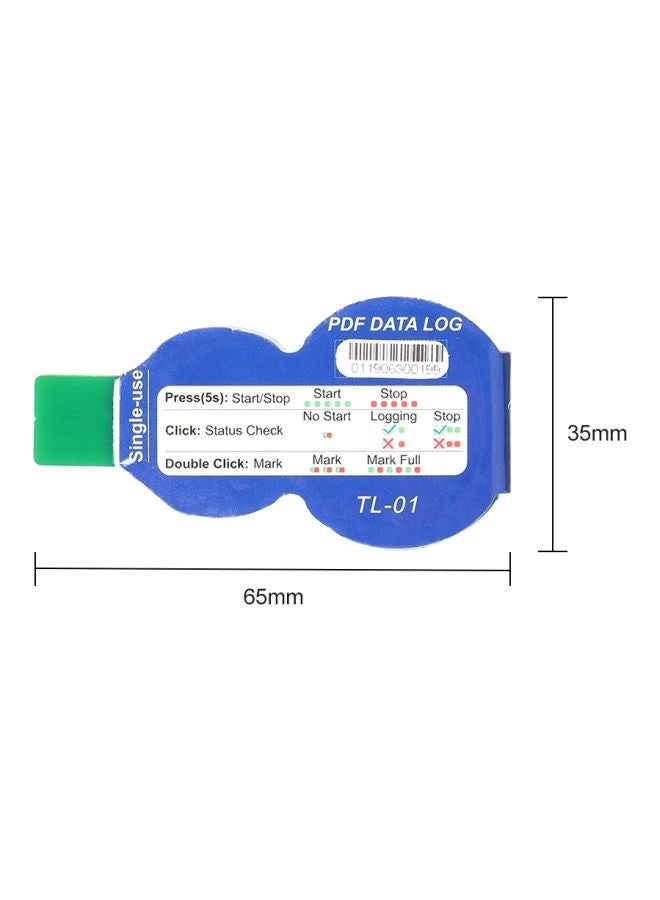 ماركة غير محددة مقياس حرارة مزود بمنفذ USB 2.0 لقياس درجة الحرارة والدائرة الكهربائية الباردة أزرق  - Image 3