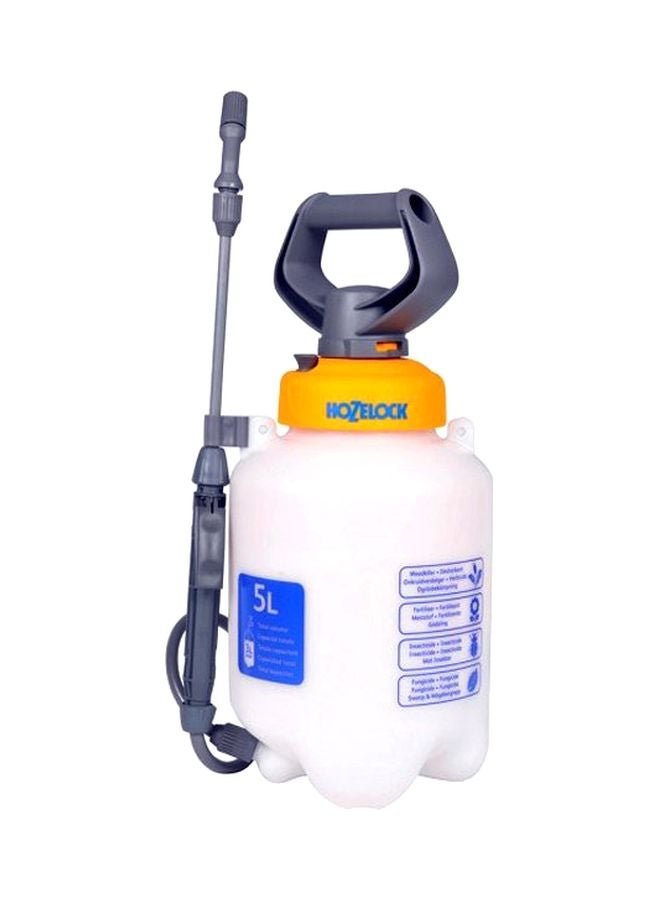 Hozelock - Pressure Sprayer White/Grey/Yellow 5Liters - Image 1