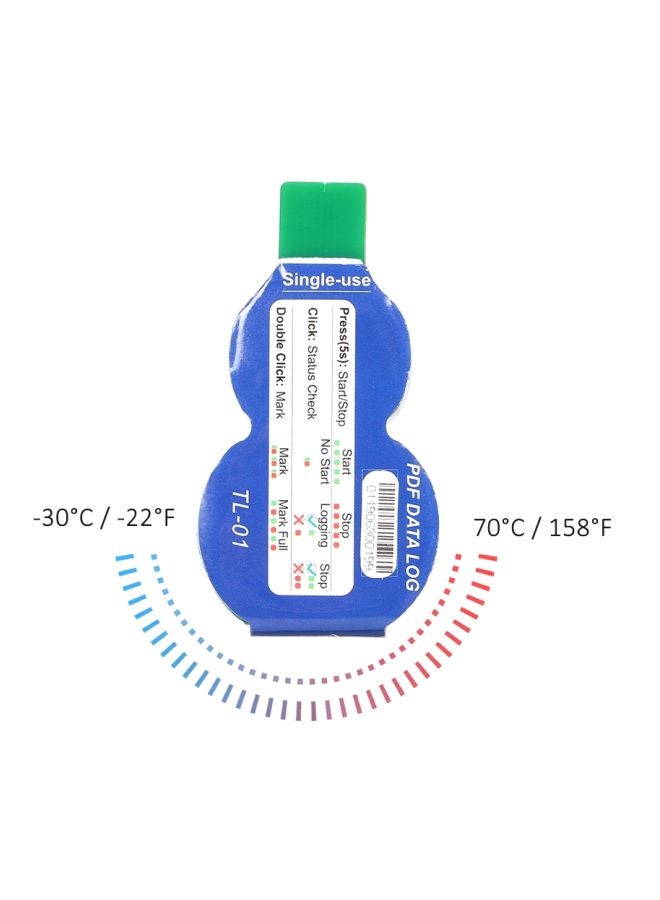 ماركة غير محددة مقياس حرارة مزود بمنفذ USB 2.0 لقياس درجة الحرارة والدائرة الكهربائية الباردة أزرق  - Image 5