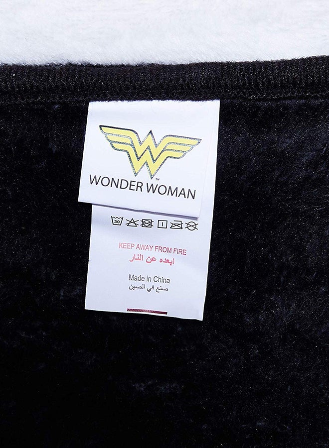 WB Games Wonder Woman Printed Blanket Polyester Multicolour 160 x 220cm  - Image 5