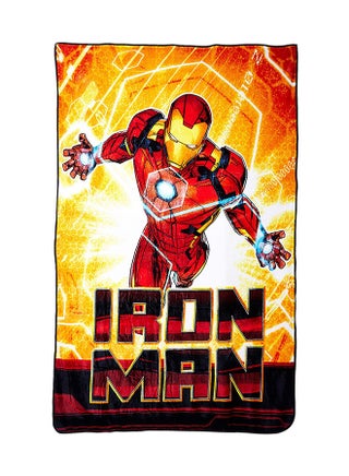 Ironman Design  Flannel Blanket Polyester Multicolour 160x220cm - v1582120574/N34970192A_1