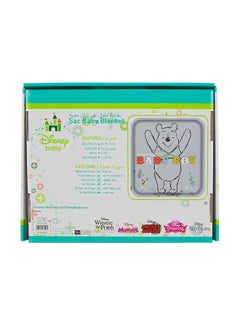 Disney Winnie The Poo  Design  Baby Sac Blanket Polyester Blue 80x90cm  - Image 3