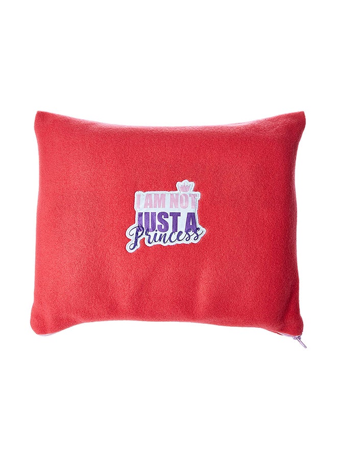 ديزني وسادة مزينة بنقشة مطبوعة بوليستر وردي 120x140سم - Image 1