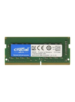 كروشيال ذاكرة DDR4 x8 SODIMM بـ260 دبوس أخضر 
