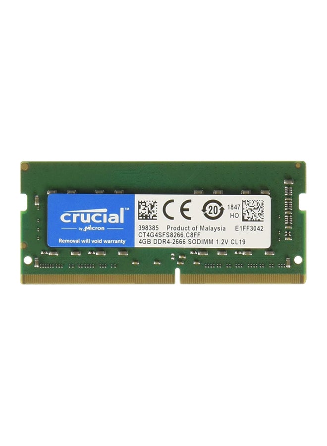 كروشيال - ذاكرة DDR4 x8 SODIMM بـ260 دبوس أخضر - Image 1