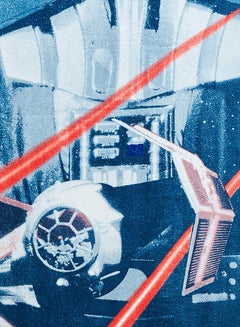 LUCAS Starwars Vintage Logo Design  Blanket Polyester Multicolour 62 inx90inch  - Image 3