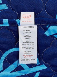 MARVEL Printed Blanket Polyester Blue 150x200cm  - Image 4