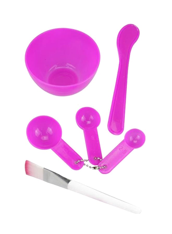 Set Of 6 Face Mask Bowl Kit Purple - Image 1