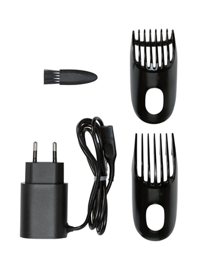 براون طقم آلة تشذيب شعر اللحية قابلة لإعادة الشحن أسود 5.6 x 15.4 x 22.1سم - Image 3