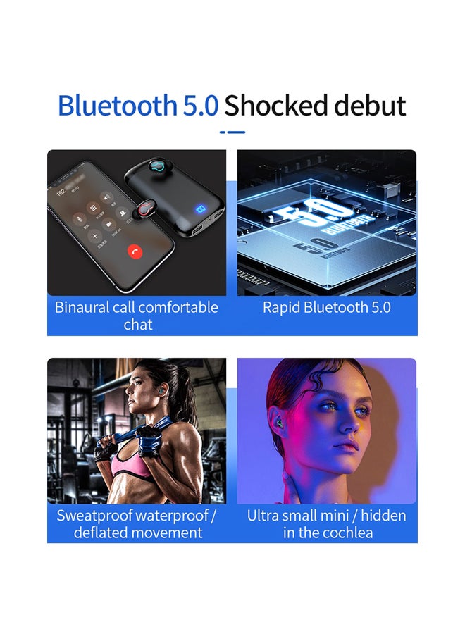 Beauenty Wireless In-Ear Earbuds Black - Image 4