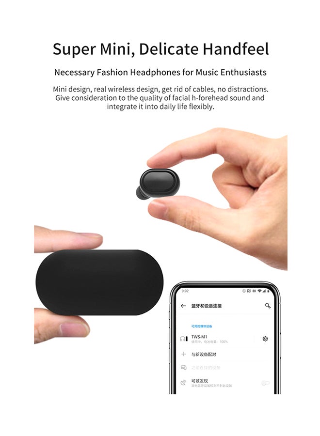 Beauenty Wireless In-Ear Earbuds Black - Image 4