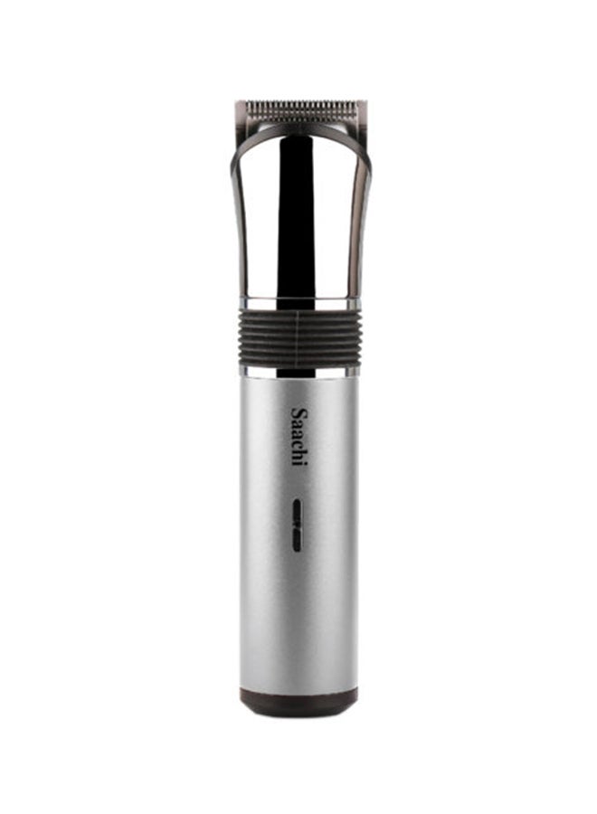 Saachi - Waterproof Hair Trimmer With Charging Stand Grey/Black - Image 1