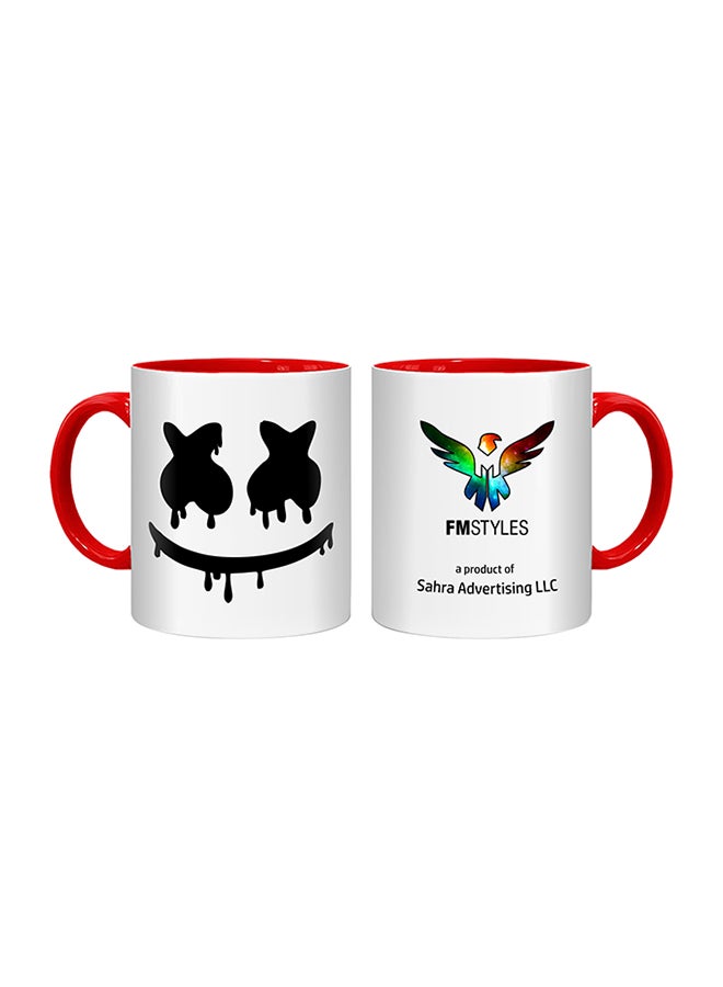 FMSTYLES Marshmello Face Printed Mug Multicolour  - Image 1