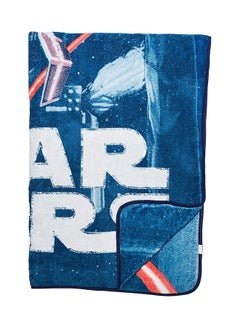 LUCAS Starwars Vintage Logo Design  Blanket Polyester Multicolour 62 inx90inch  - Image 2