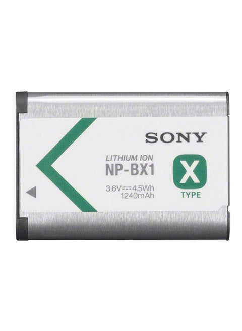1240.0 mAh Type X Rechargeable Battery Silver