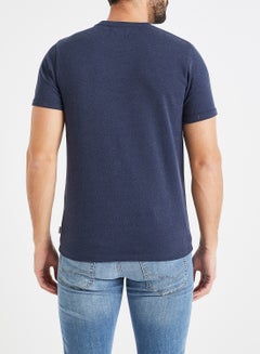PRODUKT Rolled Sleeve T-Shirt Navy  - Image 5