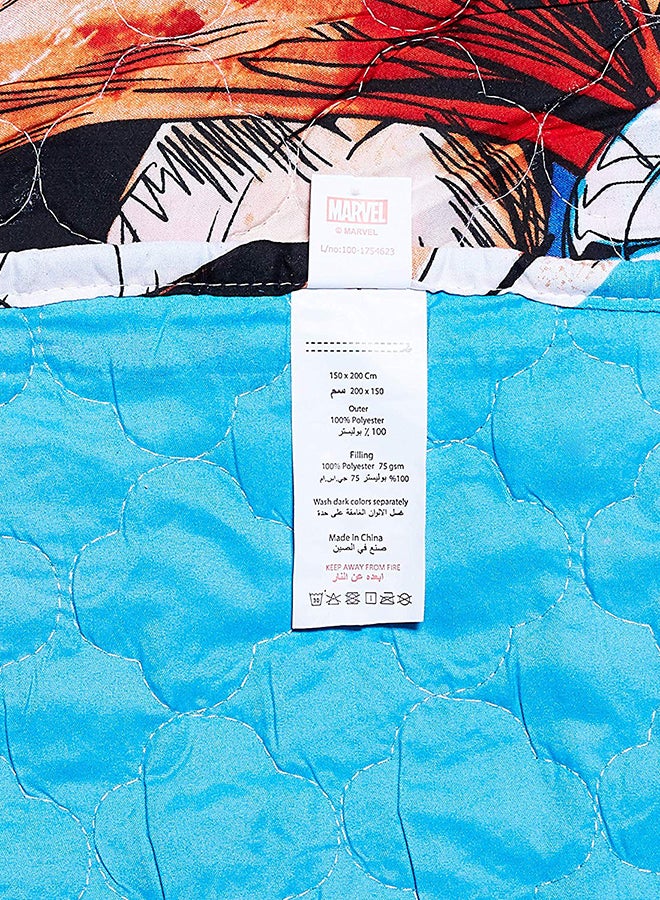MARVEL Printed Blanket Polyester Multicolour 150x200cm - Image 4