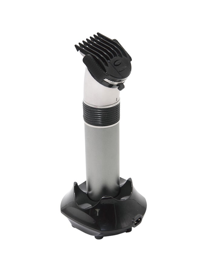 Saachi - Waterproof Hair Trimmer With Charging Stand Grey/Black - Image 1