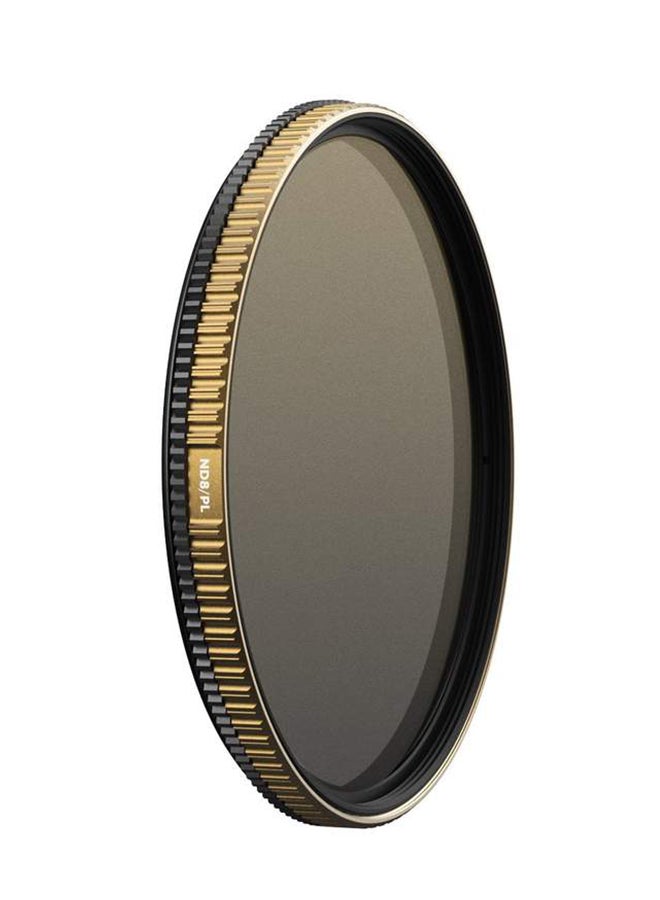 PolarPro Variable ND8/PL Filter Black/Gold  - Image 1