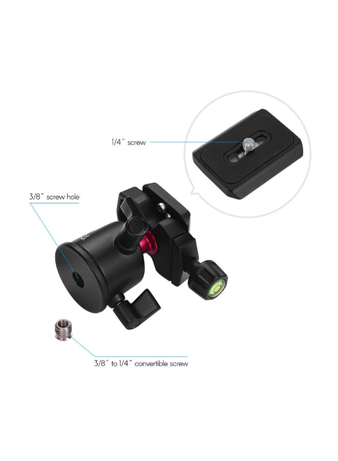 ANDOER Mini Desktop Tabletop Tripod Black/Red - Image 3