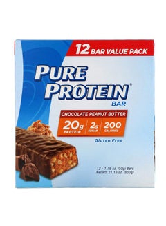 Pure Protein 12-Piece Chocolate Peanut Butter Protein Bar  - Image 2