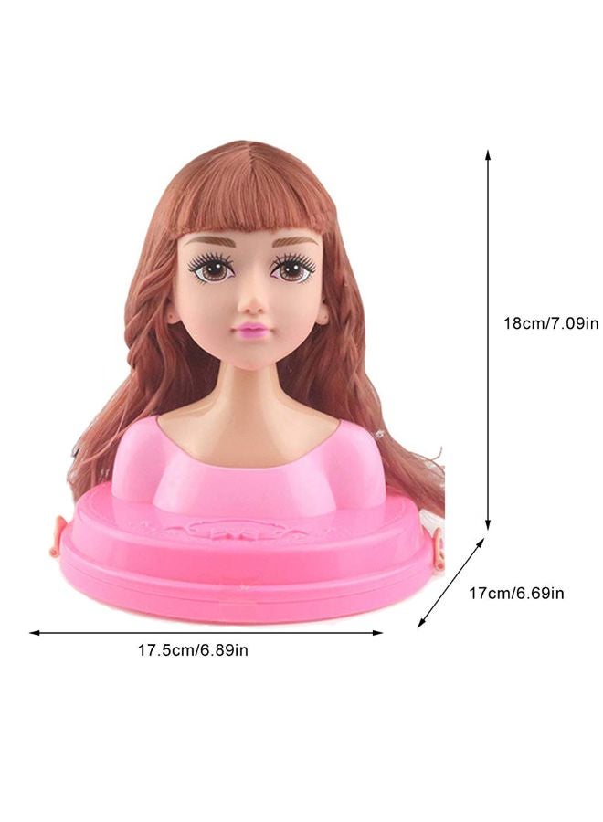 Doll Head For Hair Styling And Makeup Kit 17.5 x 17 x 8cm - Image 4