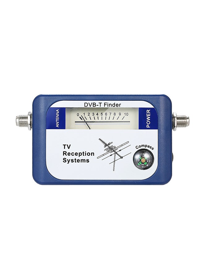 Generic DVB-T Digital Satellite Signal Finder Blue 122 x 63 x 35mm  - Image 1