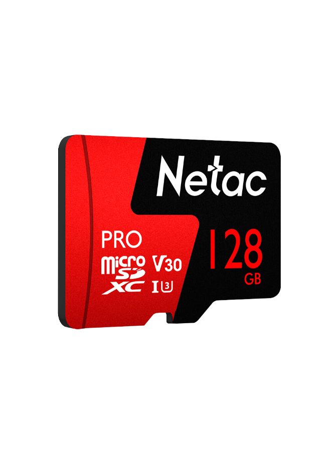 Netac - Micro SDXC TF Memory Card Red/Black - Image 1