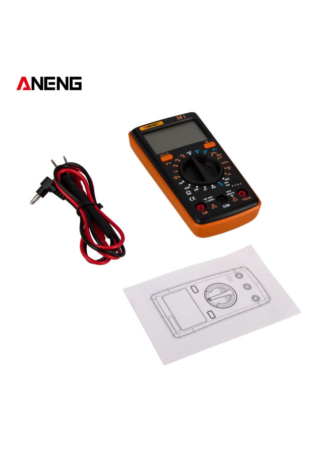 ANENG Handheld Digital Millimeter Orange/Black 1.23 x 5.13 x 2.66inch  - Image 2