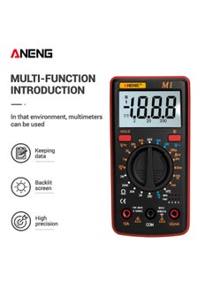 ANENG Handheld Digital Millimeter Multicolour 1.23 x 5.13 x 2.66inch  - Image 2