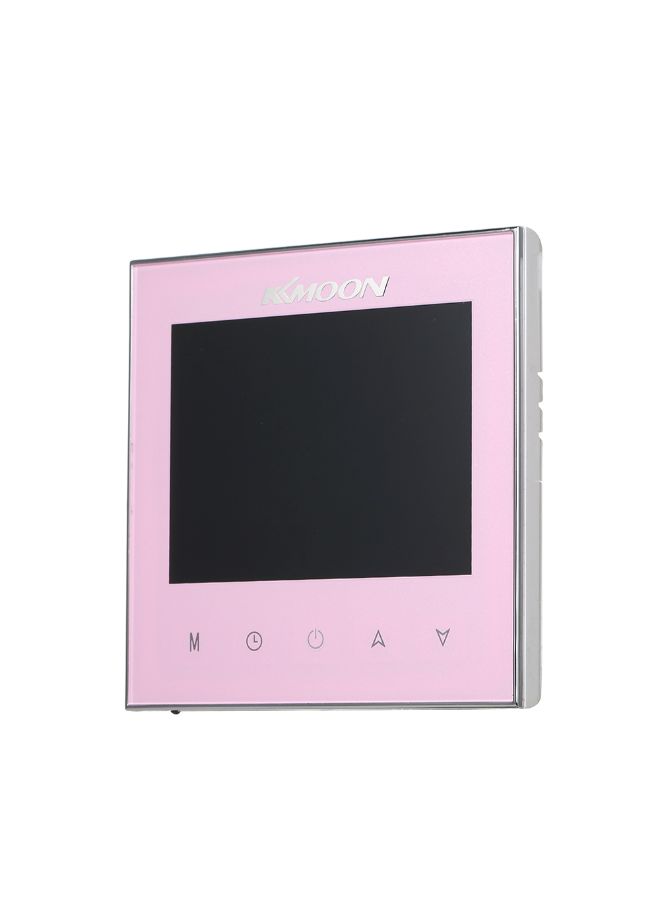 KKmoon Digital Touchscreen Water/Gas Boiler Heating Thermostat 5A Pink/Black - Image 3