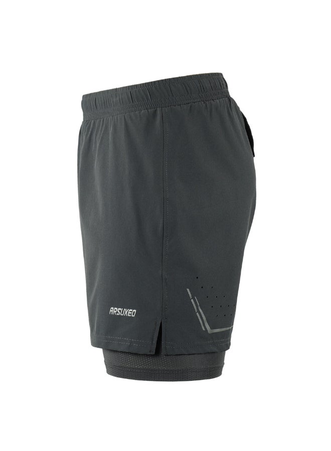 ARSUXEO 2-In-1 Cycling Shorts  - Image 4