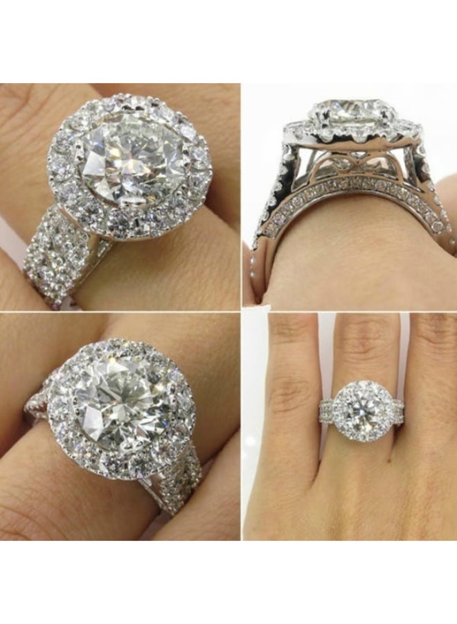 بيوينتي خاتم رائع مرصع بحجر الزركونيا - Image 3