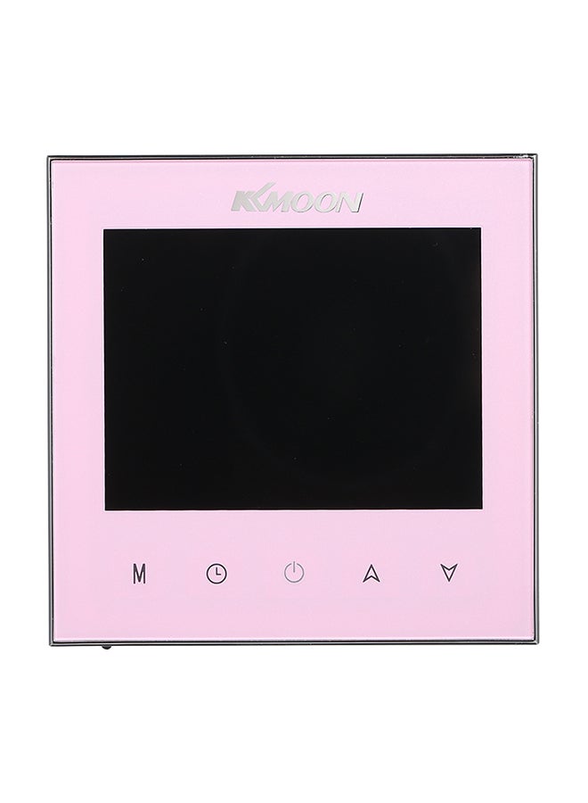 KKmoon Digital Touchscreen Water/Gas Boiler Heating Thermostat 5A Pink/Black - Image 1